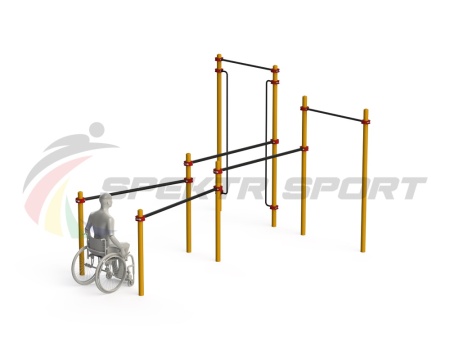Купить Спортивный комплекс для инвалидов-колясочников WRK-D19_76mm в Чехове 