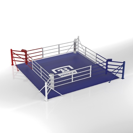 Купить Ринг боксерский напольный Totalbox на упорах 5х5м в Чехове 