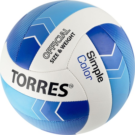Купить Мяч волейбольный Torres Simple Color любительский р.5 в Чехове 